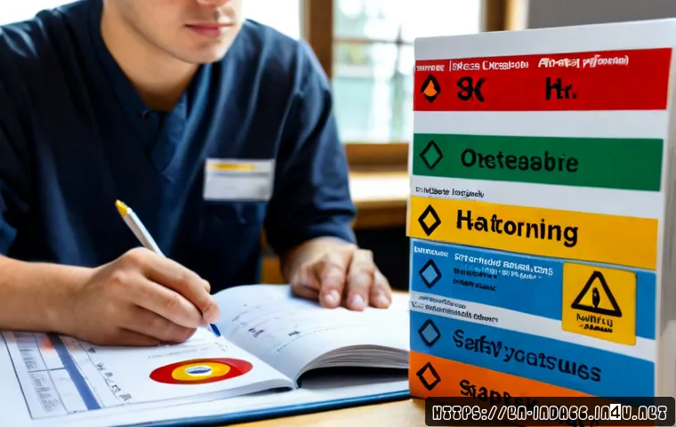 산업재해분석 전문가 중점 과목 학습법 - Photorealistic occupational safety student studying core accident analysis subjects at a clean home ...